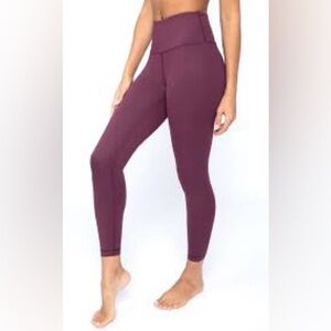 90 Degrees By Reflex LUX HIGH WAIST 7/8 ANKLE Leggings